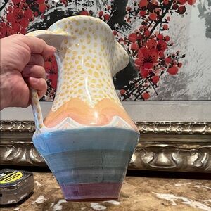Mackenzie Childs VTG Ceramic Pitcher